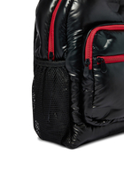 Quilted Backpack with Contrasting Zip